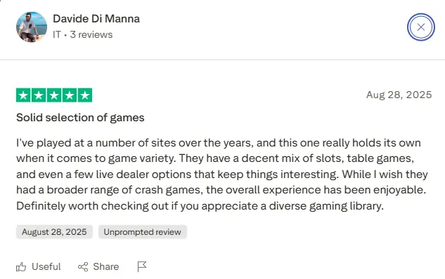 Aussie player's feedback - Clubhouse Casino experience